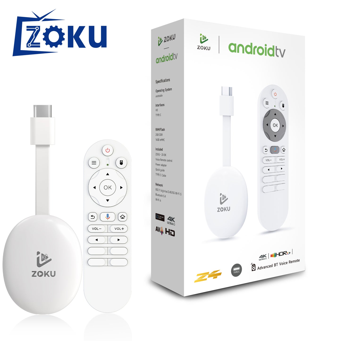 ZOKU - 8K Android TV Stick